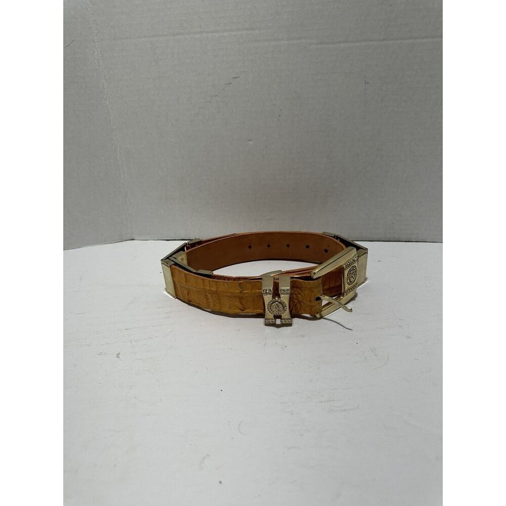 Los Altos Boots‎ Western Belt Men Crocodile Leather 34 Signed By Roberto Tapia